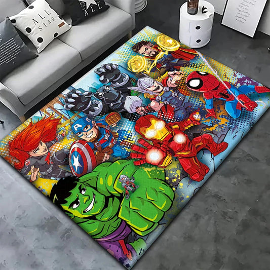 Colorful Kids Rug Soft Playroom Carpet for Bedrooms - BritishElegance