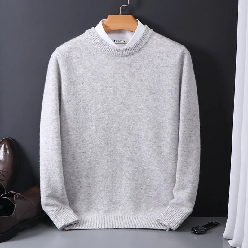 Soft Men's Cashmere Crew Neck Sweater