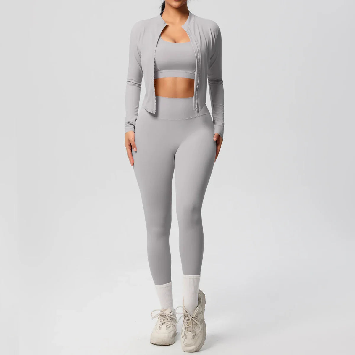 Comfortable 3-Piece Fitness Outfit