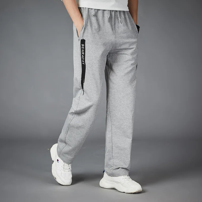 Comfortable Mens Athletic Stripe Jogger Pants