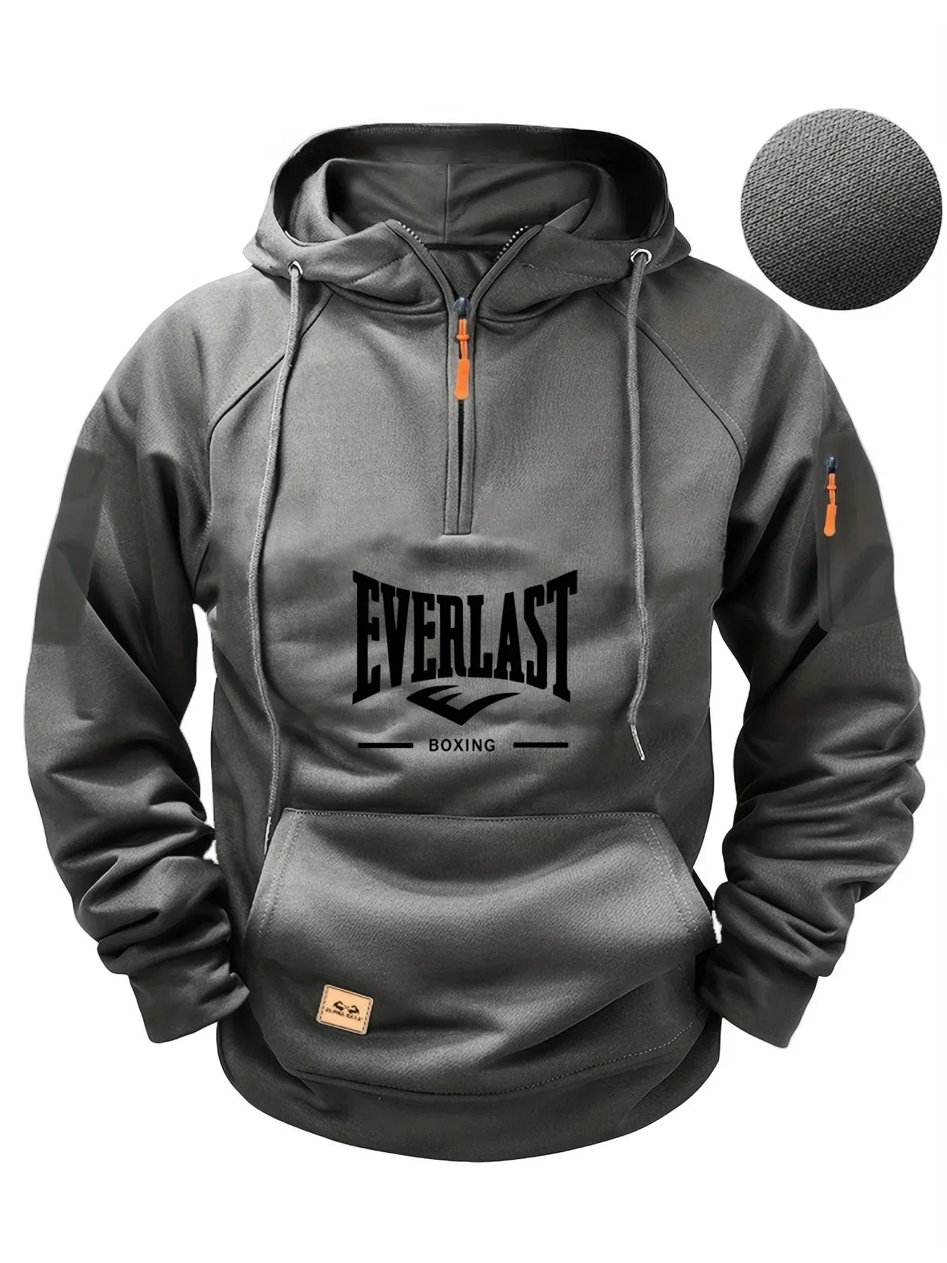 Premium Mens Zip Up Hooded Sweatshirt - VogeLuxe