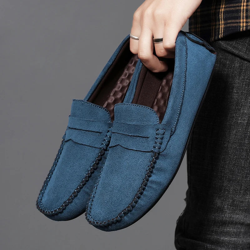 Stylish Leather Men's Slip On Shoes