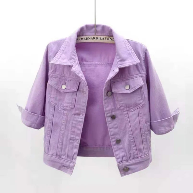 Fashionable Ladies Denim Vest Jacket