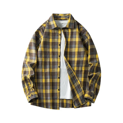 Comfortable Plaid Flannel Shirt - Cozy Cotton Long Sleeve