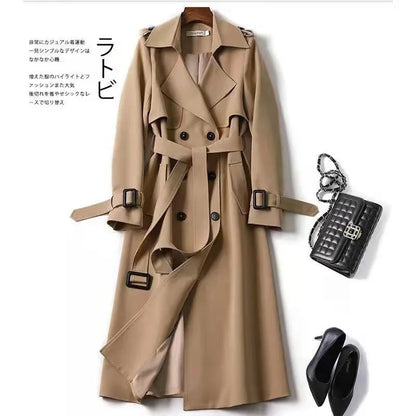 Classic Ladies Double Breasted Trench Coat