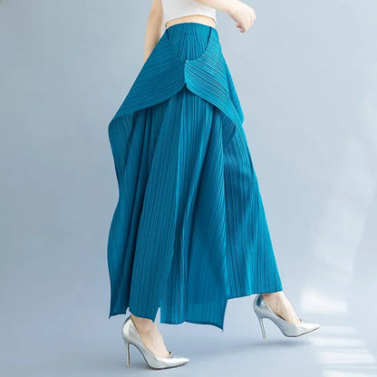 Slim Fit Women's Mermaid Leg Pants Elegant Style