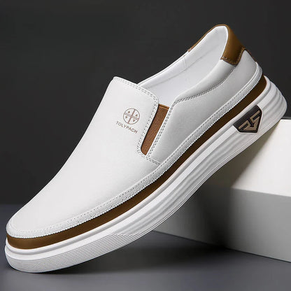 Classic Genuine Leather Mens Loafers Shoes - VogeLuxe