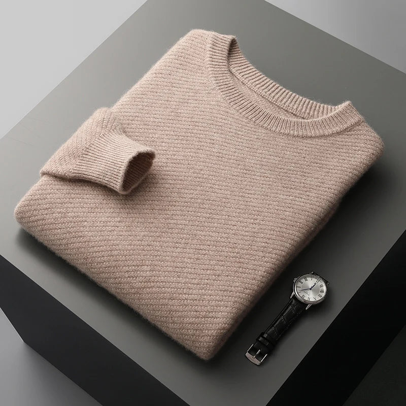 Classic Fit Men's Crew Neck Jumper