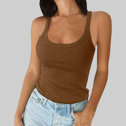 Classic Crew Neck Plain T-Shirt for Women