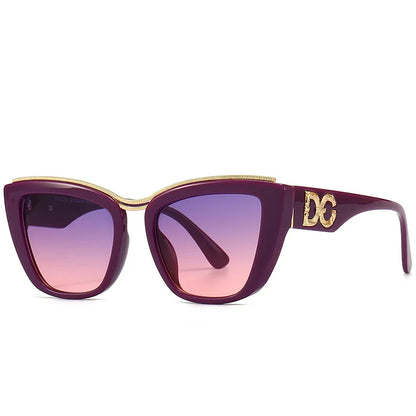 Trendy Ladies Gradient Aviator Shades
