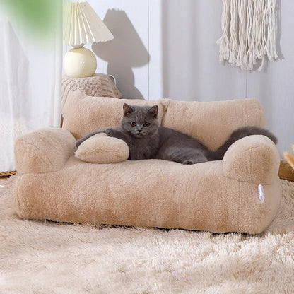 Pet Friendly Elevated Pet Bed with Bolstered Edges - VogeLuxe