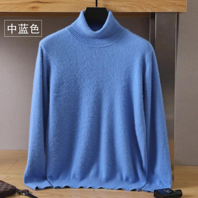 Luxury Soft Men's Cashmere Crew Neck Sweater