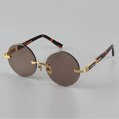 Stylish Frameless Sunglasses UV Protection Scratch Proof