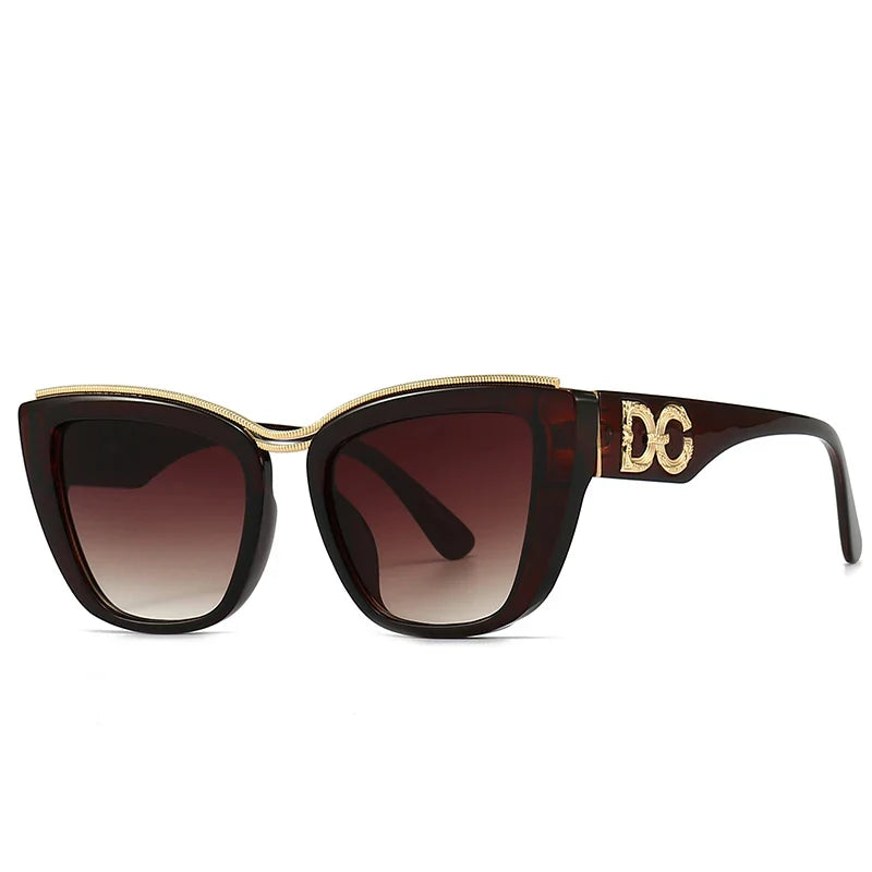 Trendy Ladies Gradient Aviator Shades