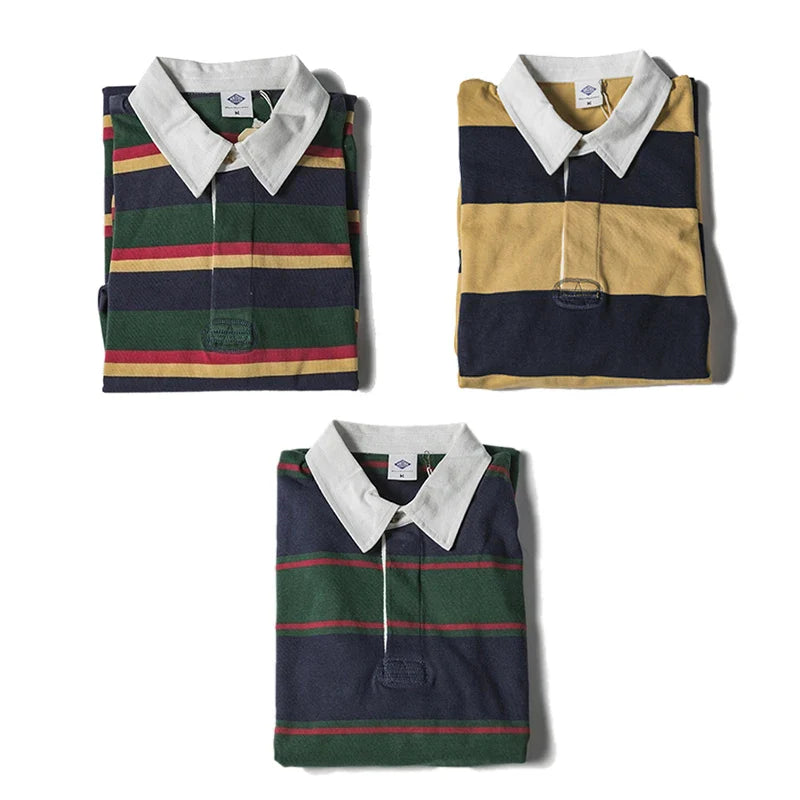 Thermal Striped Crew Neck Men's Shirt - VogeLuxe