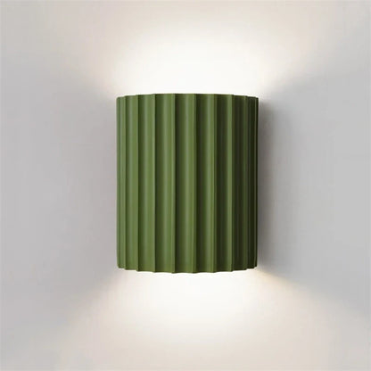 Contemporary White Resin Wall Light