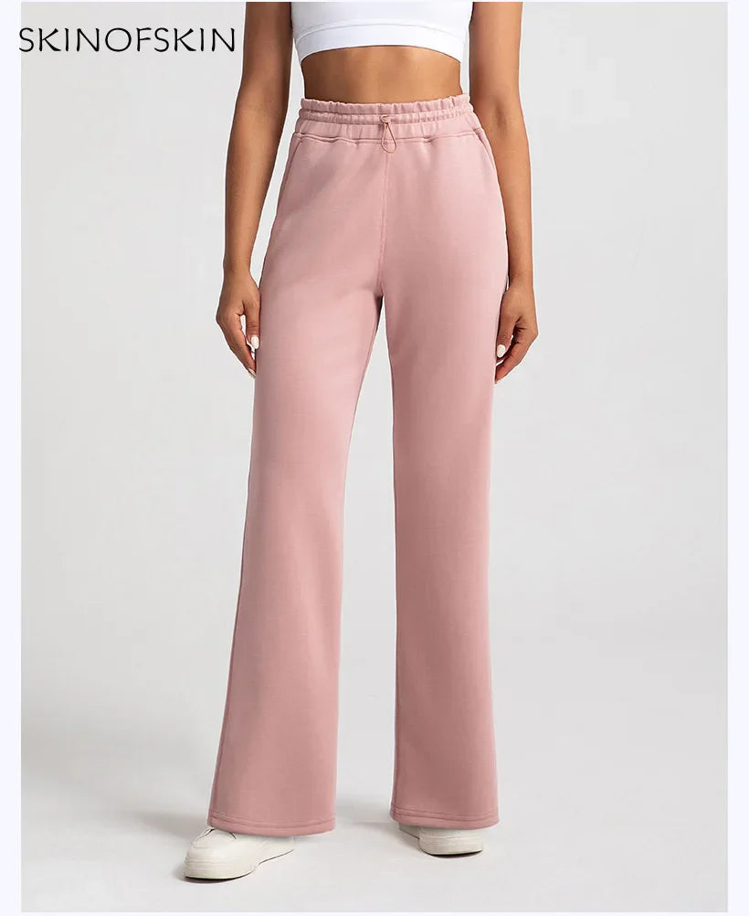 Comfortable High Waisted Loose Fit Women Sweatpants