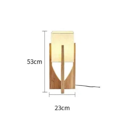 Rustic Wood LED Hanging Light with Standard Socket