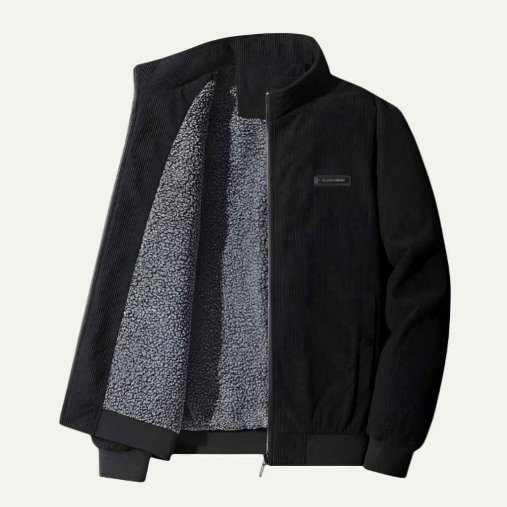 VogeLuxe | Men’s Textured Zip Up Sport Comfort Jacket