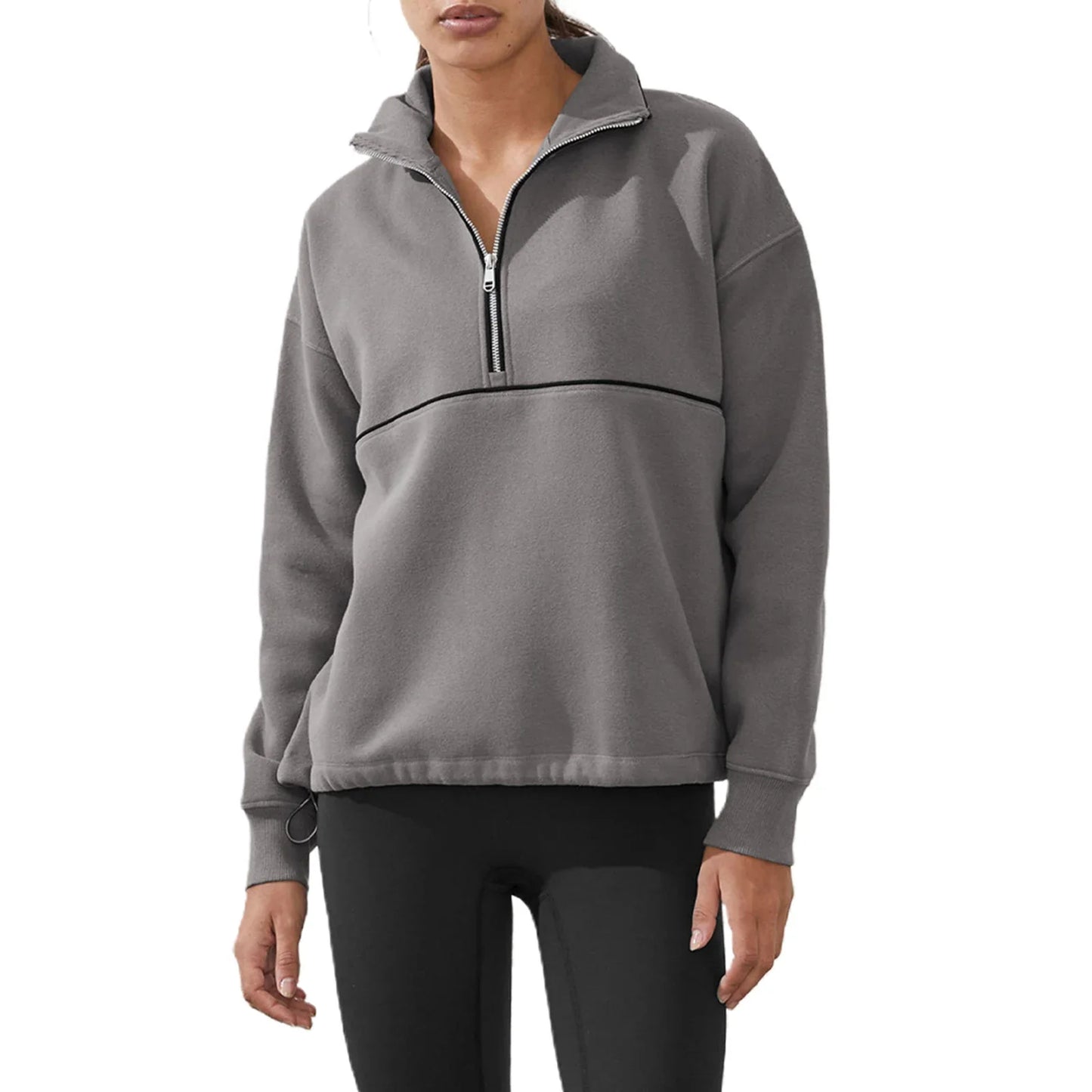 Casual Oversized Long Sleeve Pullover Sweatshirt