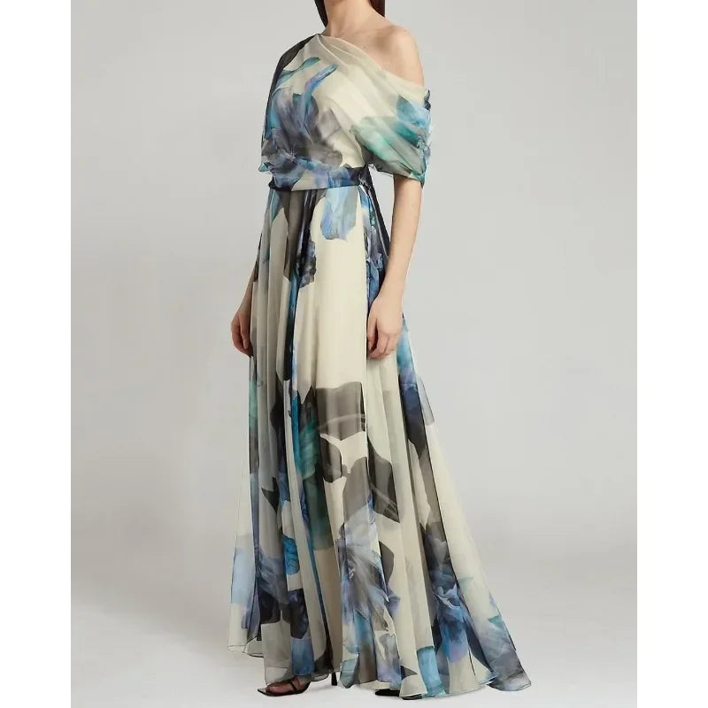 Chic Floral Maxi Dress for Women - VogeLuxe