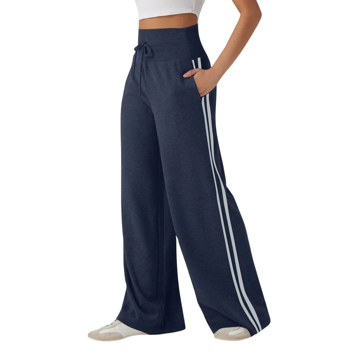 Ladies Comfortable Loose Fit Athletic Pants - VogeLuxe