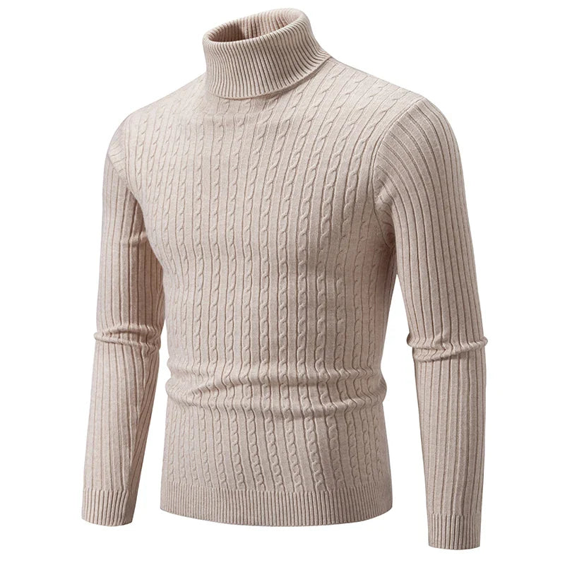 Men's Warm Crew Neck Knit Sweater