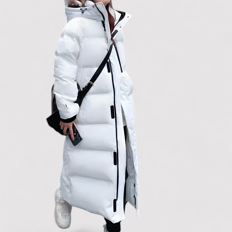 Women's Waterproof Parka Coat - Insulated Warm Hooded Jacket