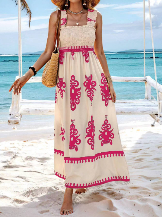 Lauren | Chic Floral Maxi Dress - Soft Premium Material