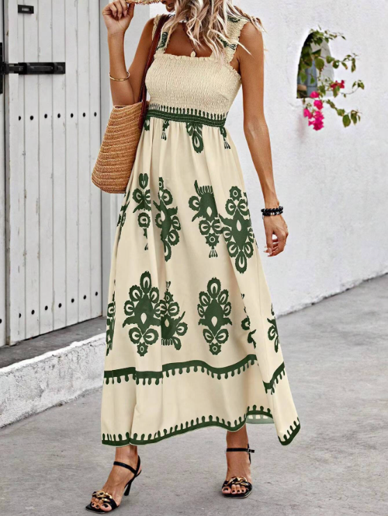 Lauren | Chic Floral Maxi Dress - Soft Premium Material - VogeLuxe