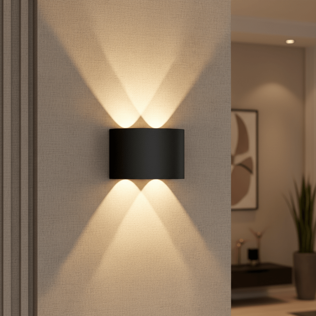 Durable Outdoor LED Wall Lamp Energy Saving Aluminium