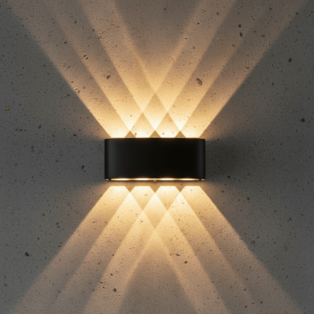 Durable Outdoor LED Wall Lamp Energy Saving Aluminium