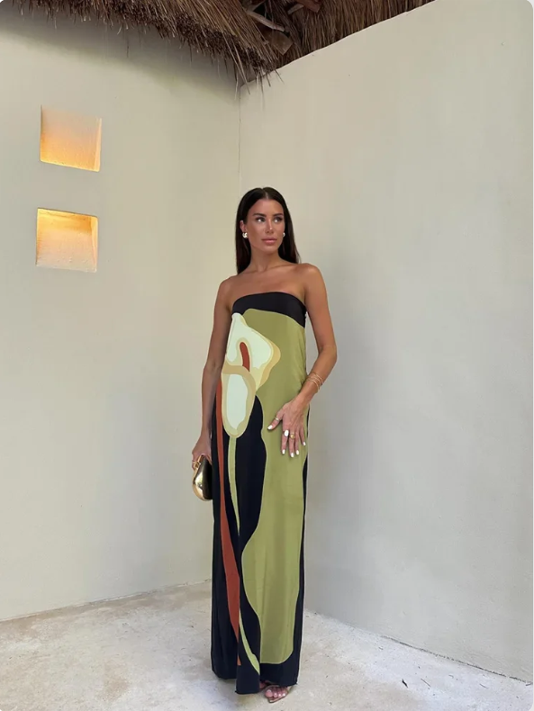Chic Ladies Summer Maxi Dress - VogeLuxe