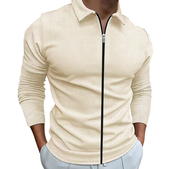 Stylish Zip-Up Casual Shirt for Men