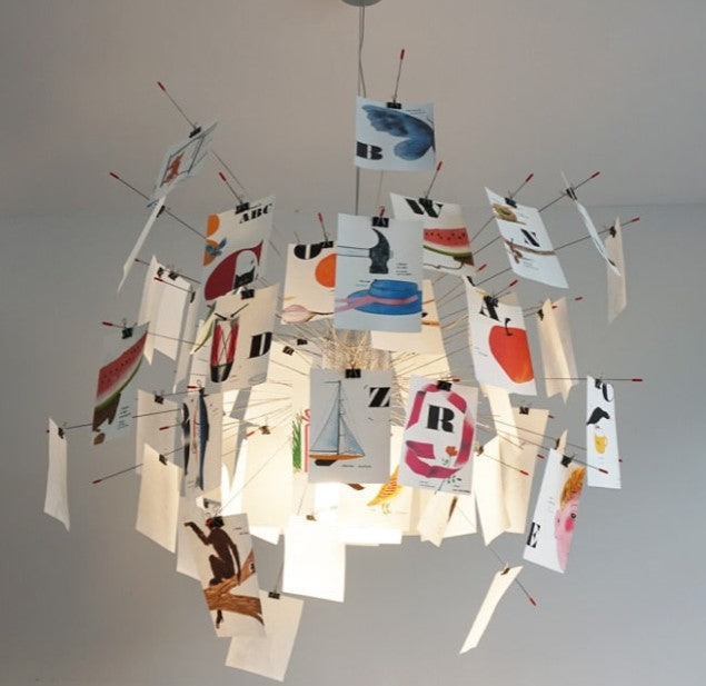 Customizable Hanging Lamp Unique Light Fixture - BritishElegance