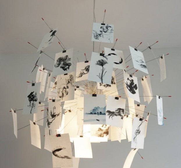 Customizable Hanging Lamp Unique Lighting Decor