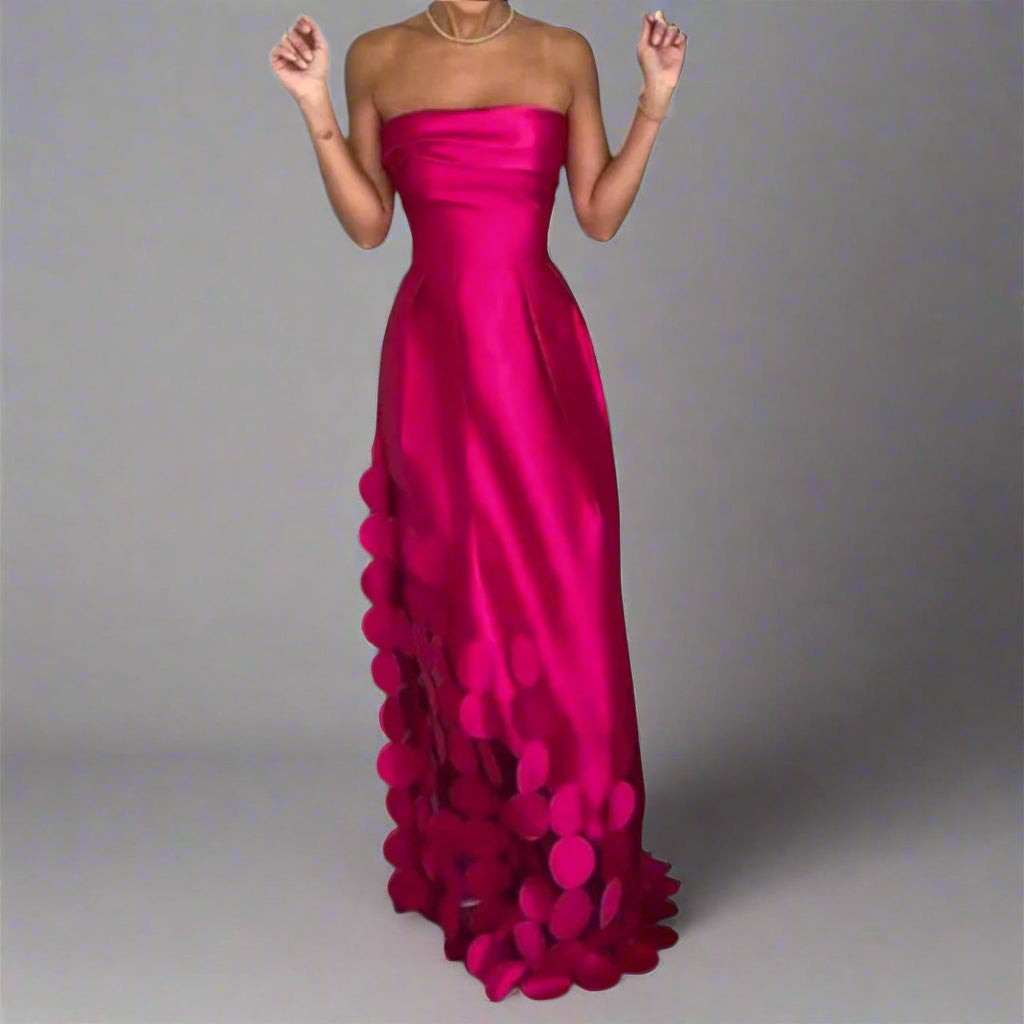 Stunning Floor Length Evening Gown for Women - VogeLuxe