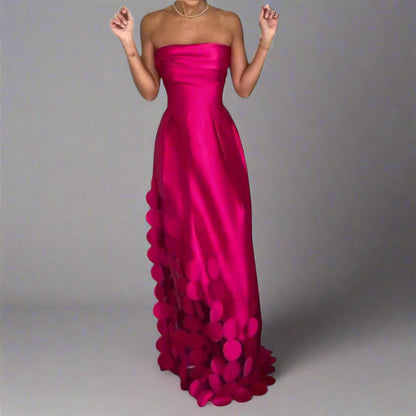 Stunning Floor Length Evening Gown for Women - VogeLuxe