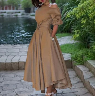 Classic Elegant Long Maxi Dress for Women - VogeLuxe