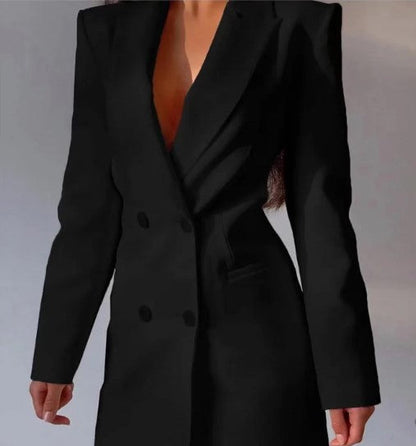 Stylish Open Back Business Jacket for Women