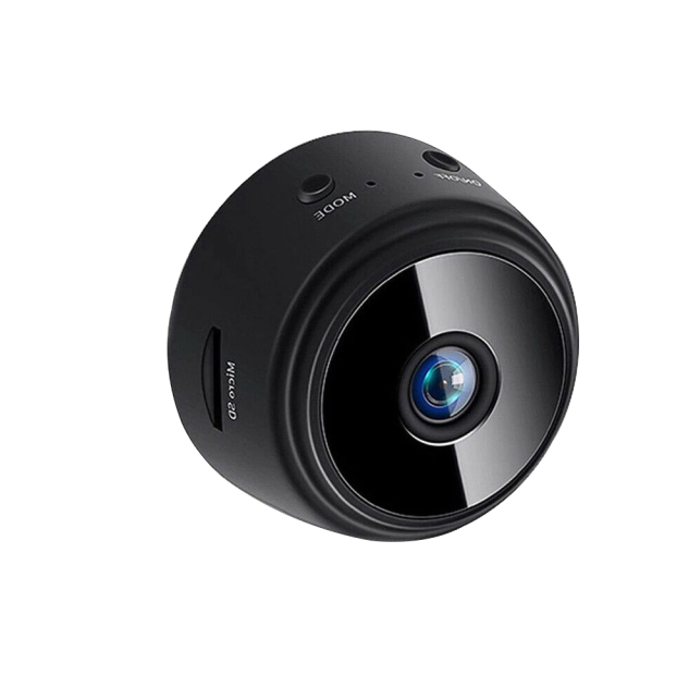 Compact WiFi Security Camera 1080p Night Vision Recorder - VogeLuxe