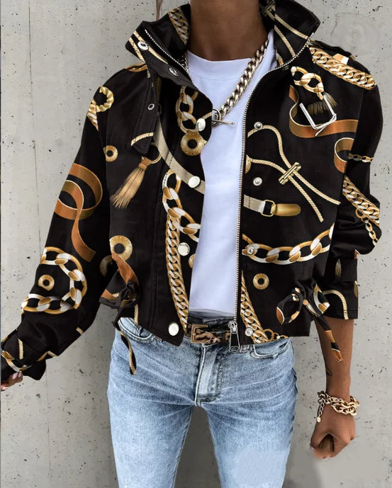 Fashionable Urban Button Down Jacket