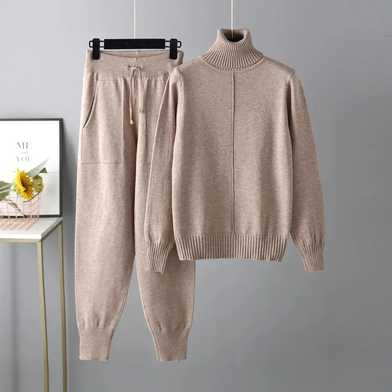 Ladies Cozy 2 Piece Sweater Outfit