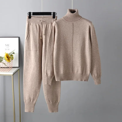 Ladies Cozy 2 Piece Sweater Outfit