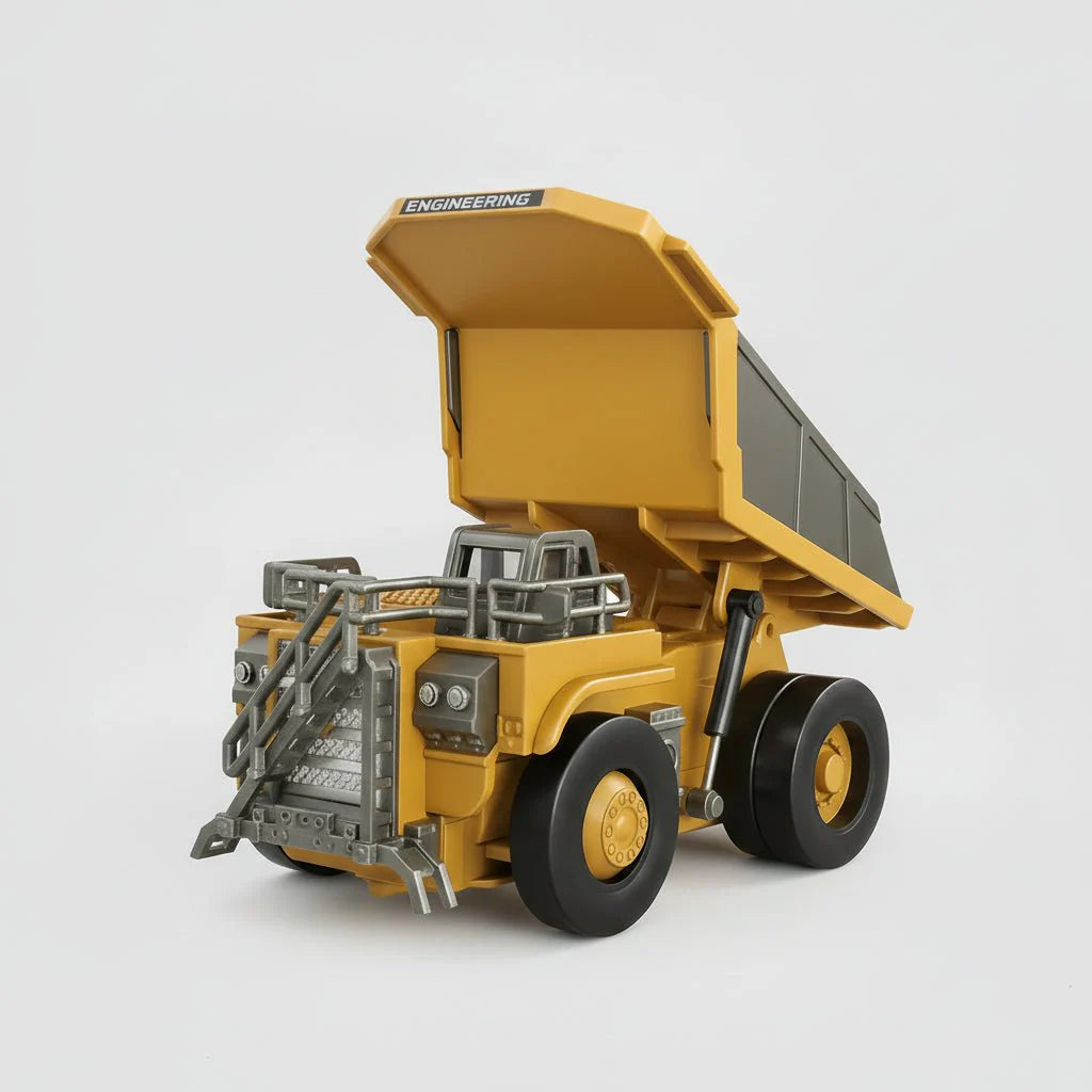 Fun RC Building Vehicle Playset With Crane And Digger