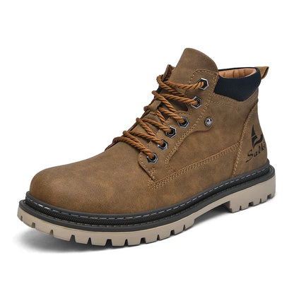 Genuine Leather Ankle Warm Boots UK