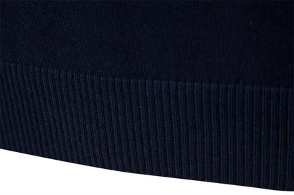 VogeLuxe | Men’s Color Block Quarter Zip Pullover Sweater