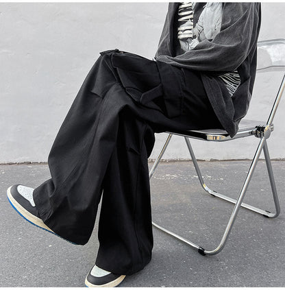 Comfortable Classic Black Cargo Pants for Men - VogeLuxe