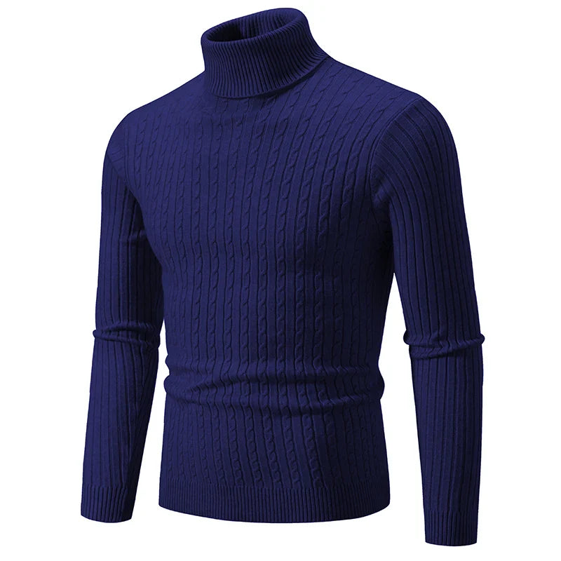 Men's Warm Crew Neck Knit Sweater