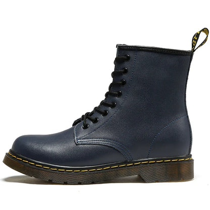 Insulated Leather Waterproof Chelsea Ankle Boots